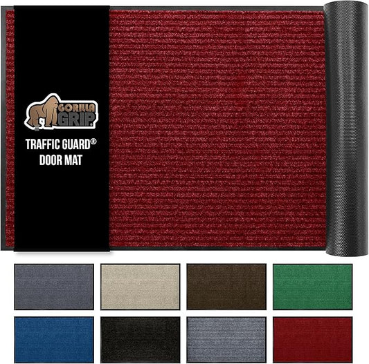 GORILLA GRIP Waterproof Traffic Guard Door Mat, Heavy Duty Entryway Mats by GorillaGrip