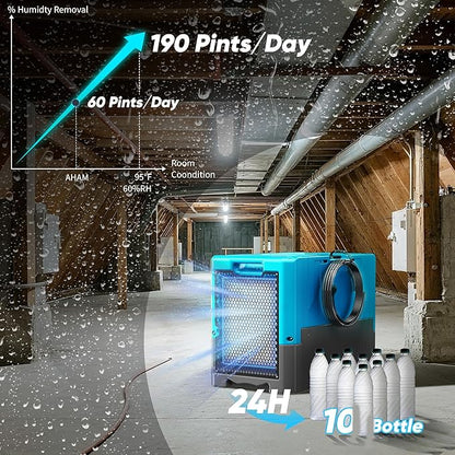 190Pints Commercial Dehumidifier - Image 4