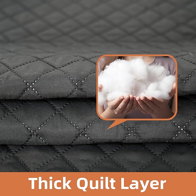 DriftAway Soundproof Thermal Insulated Quilted Curtain Liners - Image 7
