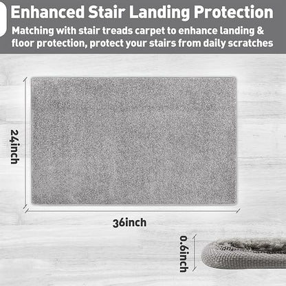 PURE ERA Carpet Stair Tread Landing Mat Tape Free Self Adhesive Non Slip Skid - Image 3
