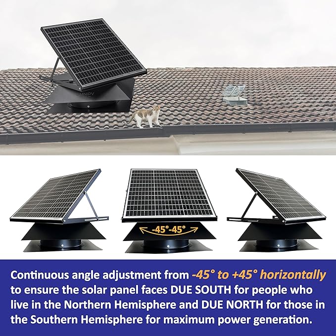 Smart Hybrid Solar Attic Exhaust Fan Pro–USA Engineered - Image 3