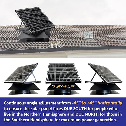 Smart Hybrid Solar Attic Exhaust Fan Pro–USA Engineered - Image 3