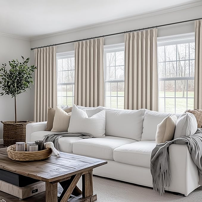 Viral Curtains with Pinch Pleat Clips & Hooks - Image 7