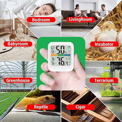 G.CATACC Digital Hygrometer Indoor Thermometer Humidity Meter Gauge, Room - Image 4