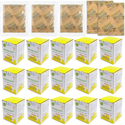 225 Pack 62% RH 8 Gram Two-Way Humidity Control Packs by Wisesorb