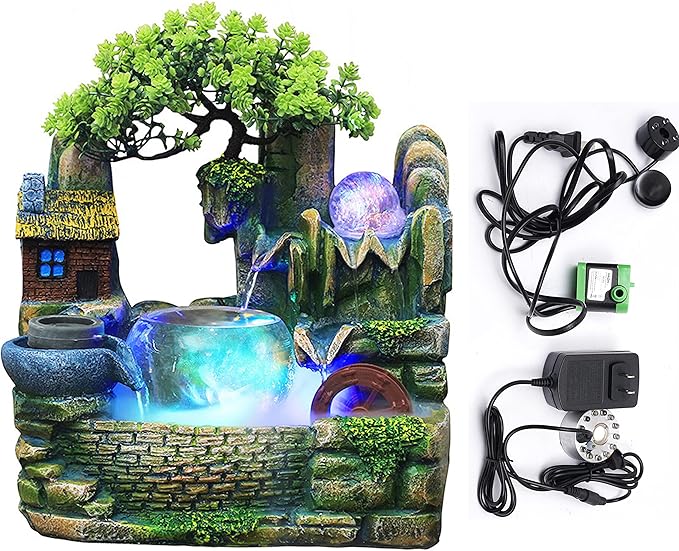 Tabletop Waterfall Fountain Humidifier by kunghei