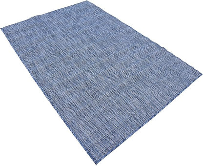 Unique Loom Collection Casual Transitional Solid Heathered Indoor/Outdoor - Image 4