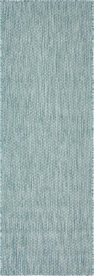 Unique Loom Collection Casual Transitional Solid Heathered Indoor/Outdoor by UniqueLoom