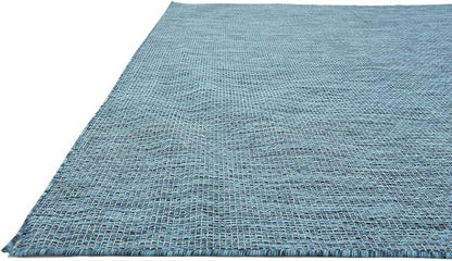 Unique Loom Collection Casual Transitional Solid Heathered Indoor/Outdoor - Image 8