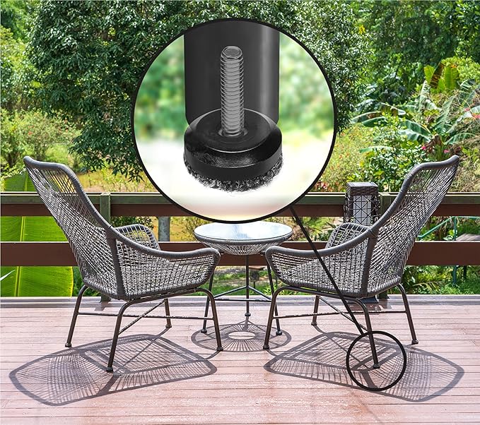 Slipstick Gorilla Outdoor Adjustable Furniture Levelers Weatherproof Screw in - Image 3