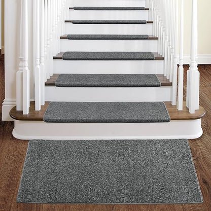 PURE ERA Carpet Stair Tread Landing Mat Tape Free Self Adhesive Non Slip Skid - Image 2