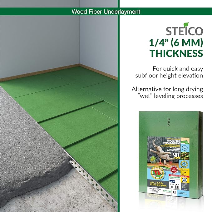 Wood Fiber Flooring Underlayment, 6mm Thickness - Image 3