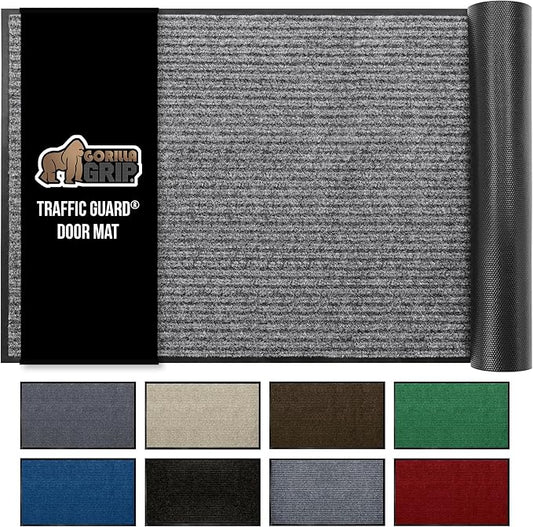 GORILLA GRIP Waterproof Traffic Guard Door Mat, Heavy Duty Entryway Mats by GorillaGrip