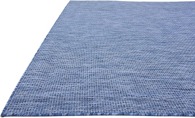 Unique Loom Collection Casual Transitional Solid Heathered Indoor/Outdoor - Image 8