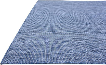 Unique Loom Collection Casual Transitional Solid Heathered Indoor/Outdoor - Image 8