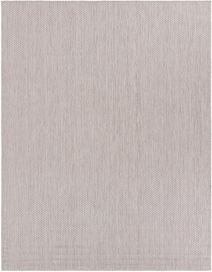 Unique Loom Outdoor Solid Collection Area Rug - Image 3