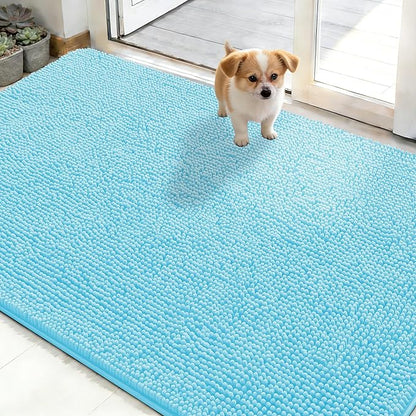 OLANLY Dog Door Mat for Muddy Paws 48x30, Absorbs Moisture and Dirt, Absorbent by OLANLY