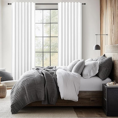 BrightWhite 120 Inch Curtains High Ceiling Tall Curtains - Image 6