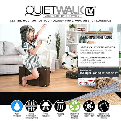 QuietWalk LV 100 Sq Ft Underlayment - Image 17