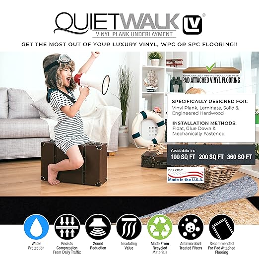 QuietWalk LV 360 Sq Ft Flooring Underlayment - Image 18