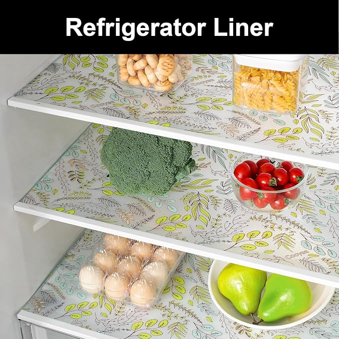 Cooyes Shelf Liner, Non-Adhesive Waterproof Drawer Liner, Durable Easy-to-Cut - Image 5