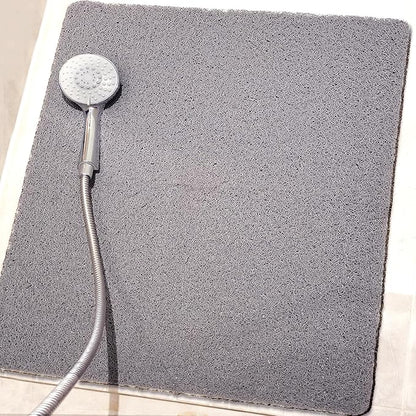 Shower Mats Non Slip for Elderly, 24x24’’Lager Loofah Bath Mats for Shower by NQWei