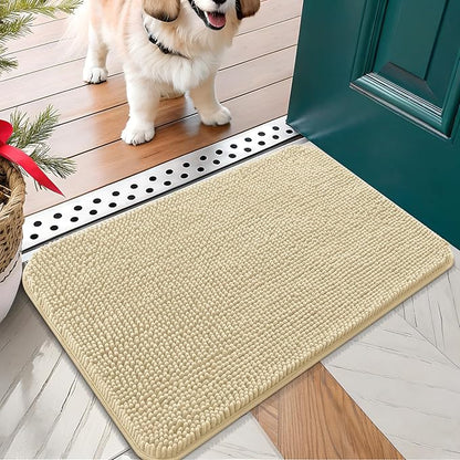 OLANLY Dog Door Mat for Muddy Paws 30x17, Absorbs Moisture and Dirt, Absorbent by OLANLY