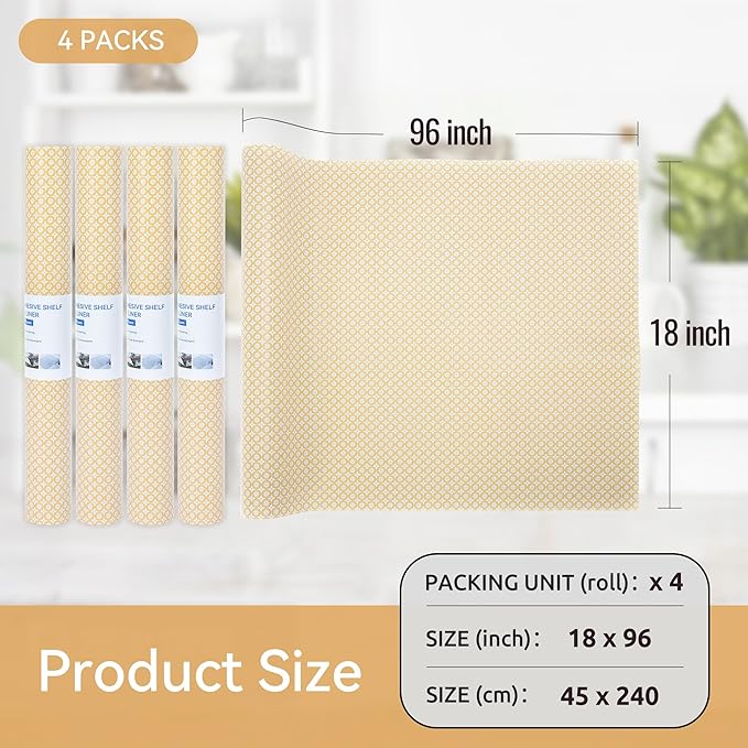 FIFTY FEET 18"x96" Non-Adhesive Shelf Liner - Image 5