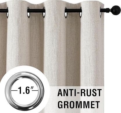H.VERSAILTEX Chenille Linen Blackout Curtains - Image 5