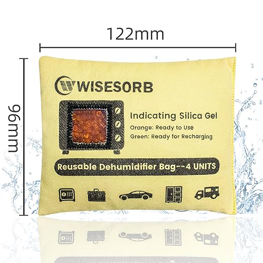3 Pack 120g Rechargeable Silica Gel Desiccant Packets, Reusable Desiccant Packs - Image 7