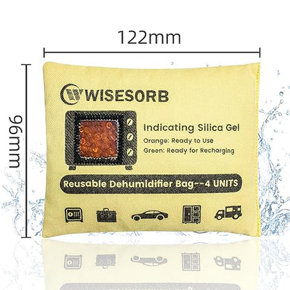 3 Pack 120g Rechargeable Silica Gel Desiccant Packets, Reusable Desiccant Packs - Image 7