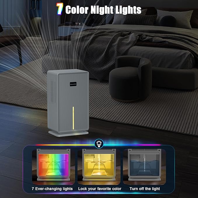 Dehumidifiers for Home, Upgraded 101OZ Dehumidifier, Quiet Dehumidifier for - Image 6