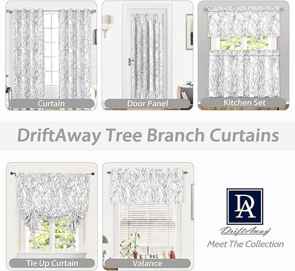 DriftAway Tree Branch Blackout Curtains Double Layer 72 Inches Long - Image 5