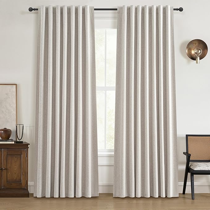 100 Inch Curtains Complete Blackout Curtains - Image 8