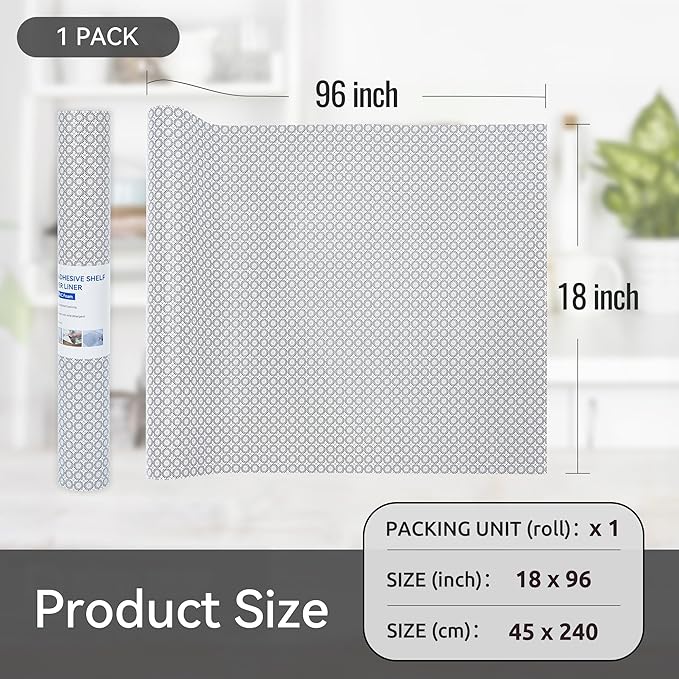 FIFTY FEET 18"x96" Non-Adhesive Shelf Liner - Image 5