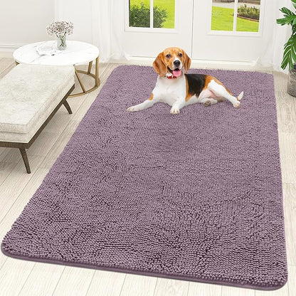 OLANLY Dog Door Mat for Muddy Paws 70x46, Absorbs Moisture and Dirt, Absorbent by OLANLY