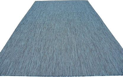 Unique Loom Collection Casual Transitional Solid Heathered Indoor/Outdoor - Image 6
