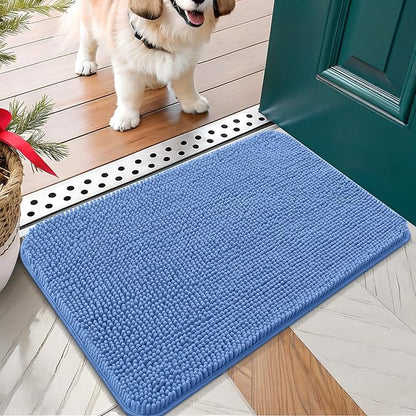 OLANLY Dog Door Mat for Muddy Paws 30x17, Absorbs Moisture and Dirt, Absorbent by OLANLY