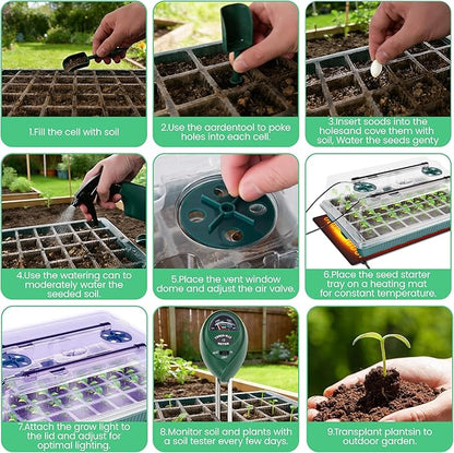 2 Pack 80 Cells Seed Starter Tray - Image 8