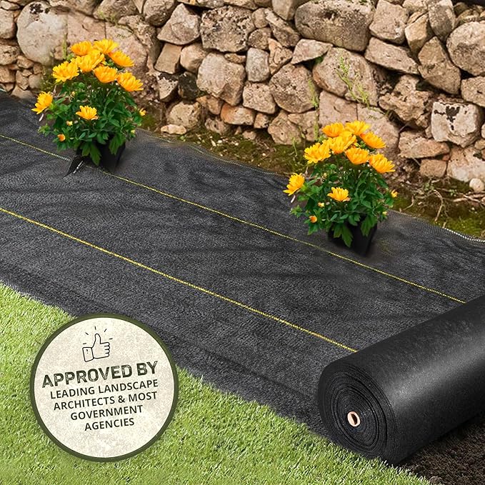 Dewitt Pro-5 Weed Barrier Fabric 5 oz, 3 x 250 Feet – Heavy-Duty Woven - Image 6