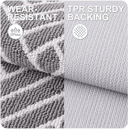 OLANLY Runner Indoor Door Mat, 59x23 Inch, Dirt Resistant and Absorbent - Image 3