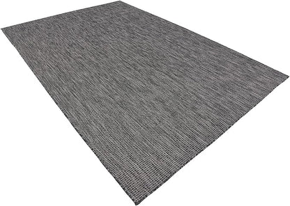 Unique Loom Collection Casual Transitional Solid Heathered Indoor/Outdoor - Image 4