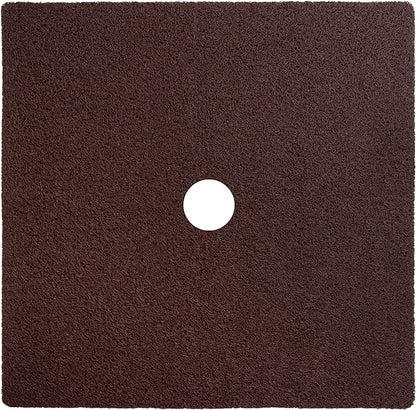 Enkosi Loofah Shower Mat with Drain Hole – Cushioned Anti-Slip Square Bath Mat by ENKOSI