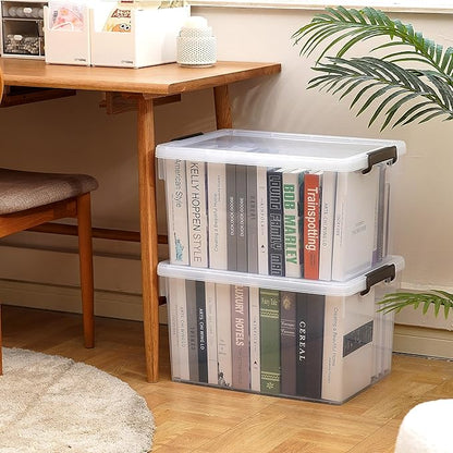 Citylife 48 QT 6 Packs Plastic Storage Bins - Image 5