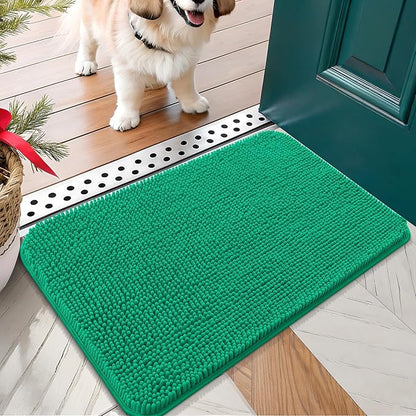 OLANLY Dog Door Mat for Muddy Paws 24x16, Absorbs Moisture and Dirt, Absorbent by OLANLY