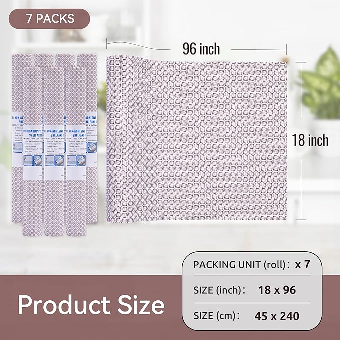 FIFTY FEET 18"x96" Non-Adhesive Shelf Liner - Image 5