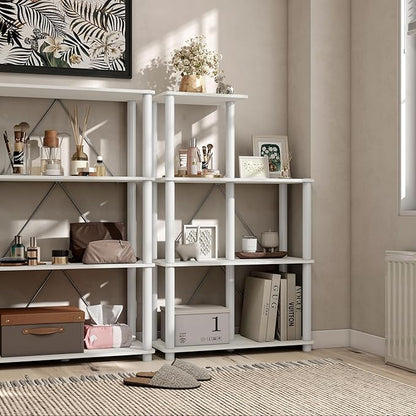 Homes: Inside + Out Apexa Modern 5-Cube Ladder Shelving Units, Collectibles - Image 14