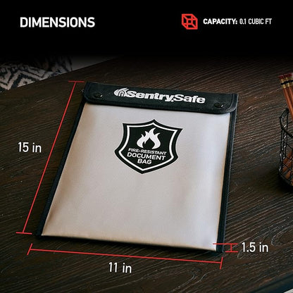SentrySafe Fire and Water Resistant Portable Bag - Image 7