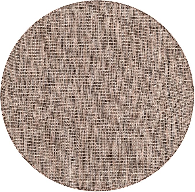 Unique Loom Outdoor Solid Collection Area Rug - Image 2