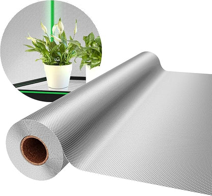VIVOSUN 6 Mil Mylar Film Roll, 4 ft. x 50 ft. Diamond Film Foil Roll, by VIVOSUN